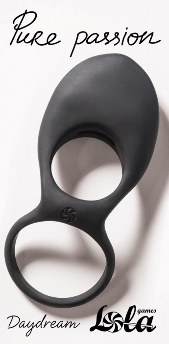 Черное эрекционное виброкольцо Daydream - Lola Games - в Королеве купить с доставкой
