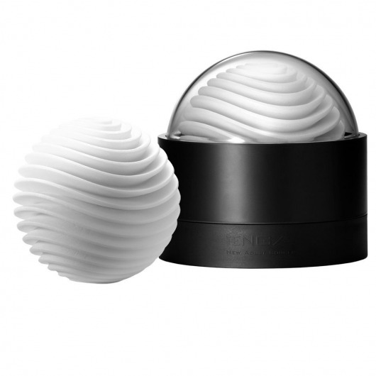Белый мастурбатор Tenga Geo Aqua - Tenga - в Королеве купить с доставкой