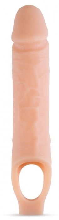 Телесный реалистичный фаллоудлинитель 10 Inch Silicone Cock Sheath Penis Extender - 25,4 см. - Blush Novelties - в Королеве купить с доставкой