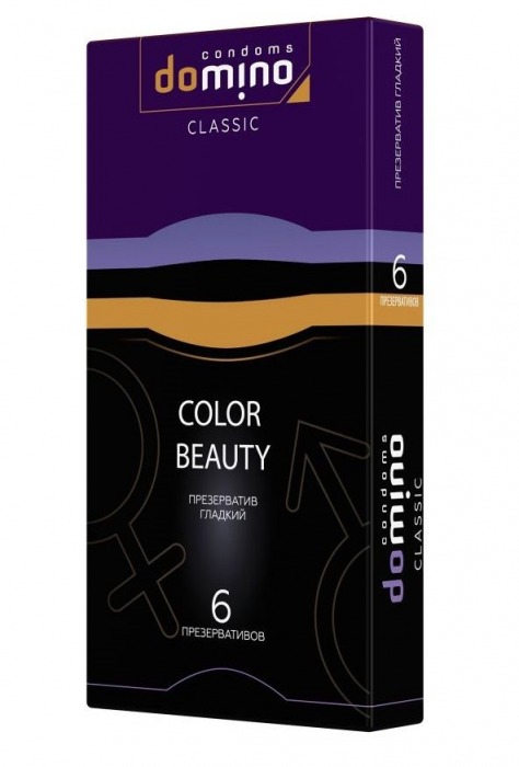 Разноцветные презервативы DOMINO Colour Beauty - 6 шт. - Domino - купить с доставкой в Королеве