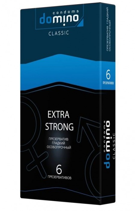 Суперпрочные презервативы DOMINO Extra Strong - 6 шт. - Domino - купить с доставкой в Королеве