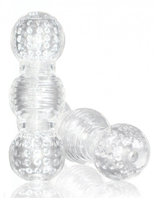 Прозрачный фигурный мастурбатор Master Stroker - Blush Novelties - в Королеве купить с доставкой