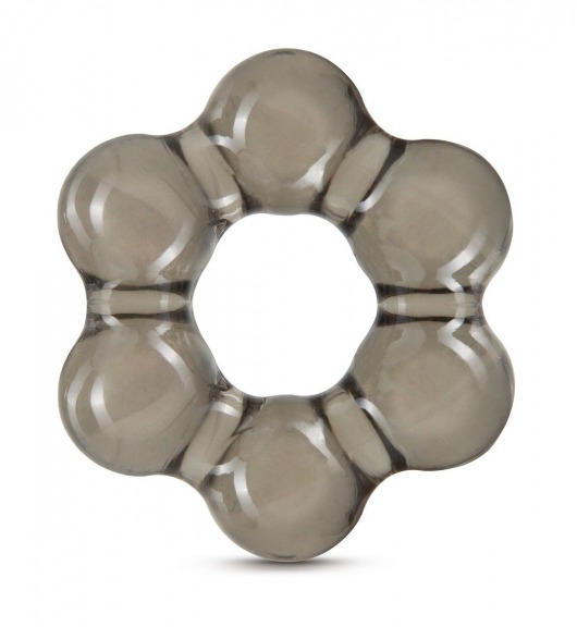 Дымчатое эрекционное кольцо Stay Hard Thick Bead Cock Ring - Blush Novelties - в Королеве купить с доставкой