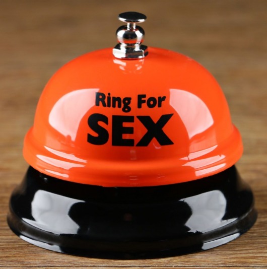 Настольный звонок RING FOR SEX - Сима-Ленд - купить с доставкой в Королеве