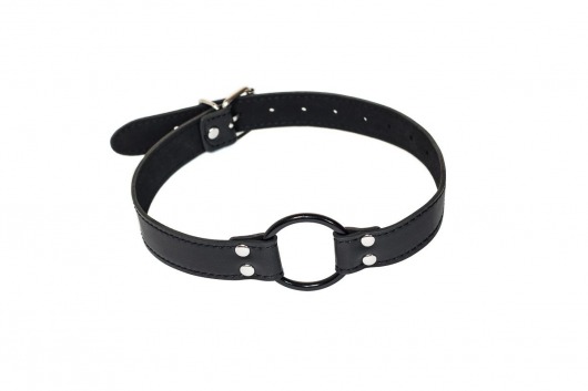 Черный кляп-кольцо Modesty - Lola Games - купить с доставкой в Королеве