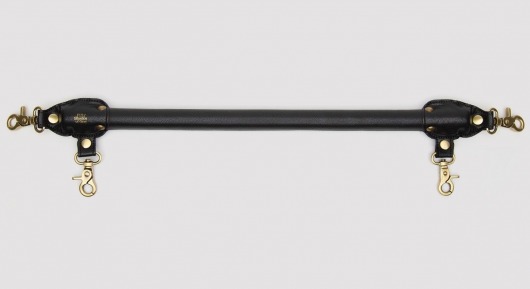 Черная распорка для ног Bound to You Faux Leather Spreader Bar - 50,8 см. - Fifty Shades of Grey - купить с доставкой в Королеве