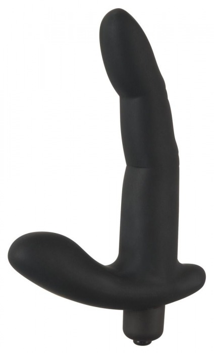 Черный вибромассажер простаты Naughty Finger Prostate Vibe - 13,8 см. - Orion - в Королеве купить с доставкой