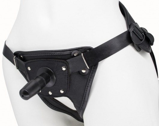 Черный пояс для насадок BEST CLASS STRAP - LOVETOY (А-Полимер) - купить с доставкой в Королеве