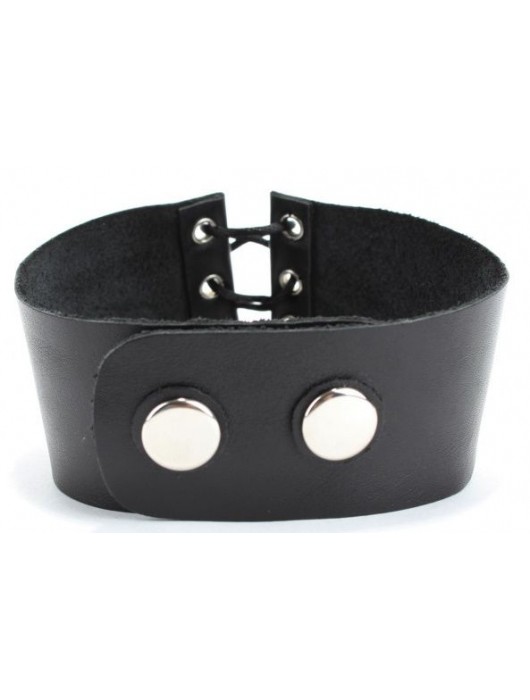 Оригинальный чокер со шнуровкой впереди - БДСМ Арсенал - купить с доставкой в Королеве