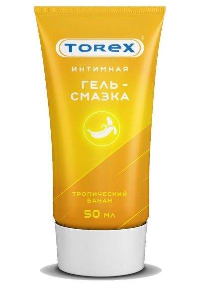 Смазка на водной основе TOREX  Тропический банан  - 50 мл. - Torex - купить с доставкой в Королеве