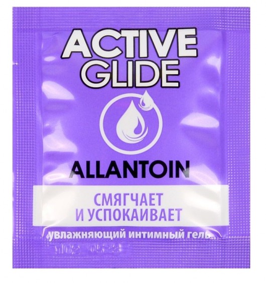 Лубрикант на водной основе Active Glide с аллантоином - 3 гр. - Биоритм - купить с доставкой в Королеве