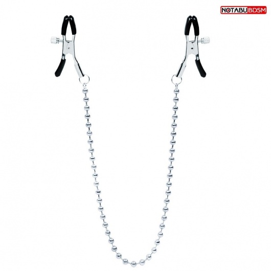 Оригинальные зажимы на соски с бусами - Notabu - купить с доставкой в Королеве