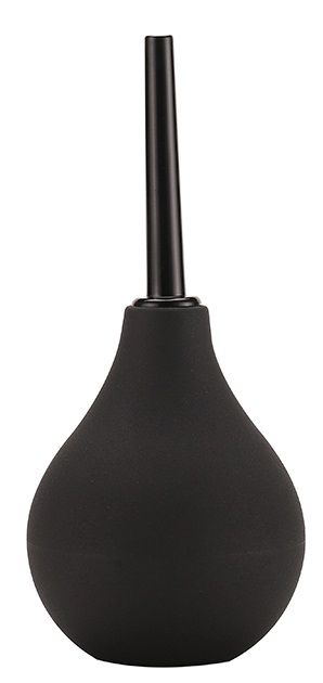 Черный анальный душ ANAL DOUCHE с прямым наконечником - Dream Toys - купить с доставкой в Королеве