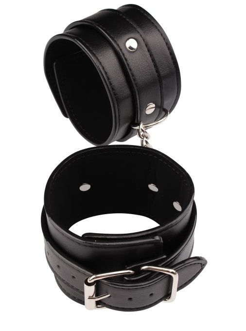 Черные оковы Classic Ankle Cuffs - Chisa - купить с доставкой в Королеве
