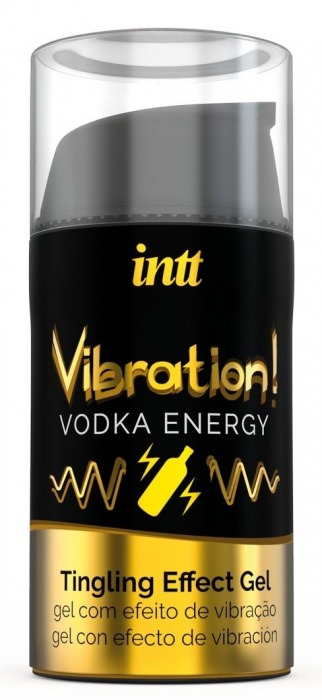 Жидкий интимный гель с эффектом вибрации Vibration! Vodka Energy - 15 мл. - INTT - купить с доставкой в Королеве