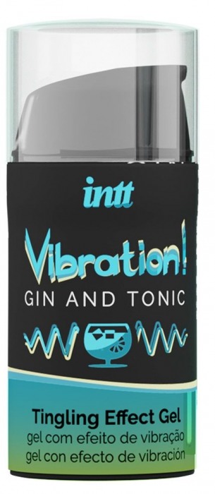 Жидкий интимный гель с эффектом вибрации Vibration! Gin   Tonic - 15 мл. - INTT - купить с доставкой в Королеве