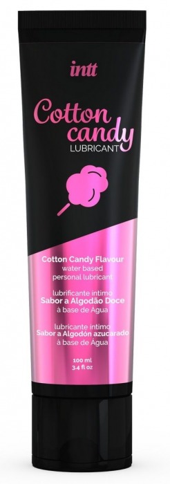 Интимный гель на водной основе Cotton Candy Lubricant - 100 мл. - INTT - купить с доставкой в Королеве