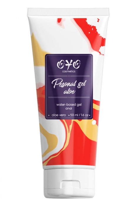 Анальная смазка на водной основе OYO Personal Gel Aloe - 50 мл. - OYO - купить с доставкой в Королеве