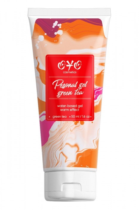 Интимная смазка на водной основе с согревающим эффектом OYO Personal Gel Green Tea - 50 мл. - OYO - купить с доставкой в Королеве