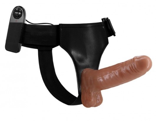 Страпон на трусиках с вибрацией Ultra Passionate Harness - 16 см. - Baile - купить с доставкой в Королеве