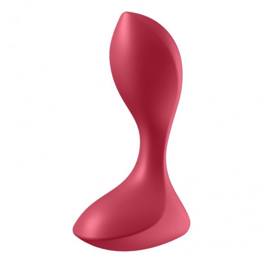 Красный вибромассажёр простаты Satisfyer Backdoor Lover - 14 см. - Satisfyer - в Королеве купить с доставкой