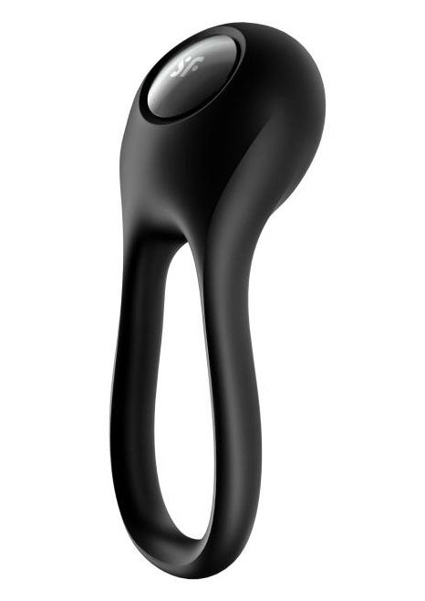 Черное эрекционное виброкольцо Majestic Duo - Satisfyer - в Королеве купить с доставкой