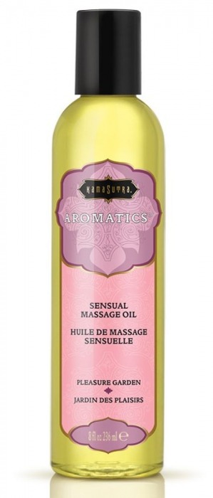 Массажное масло с цветочным ароматом Pleasure Garden - 236 мл. - Kama Sutra - купить с доставкой в Королеве