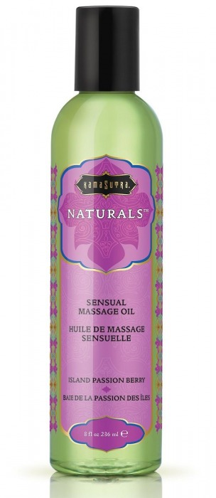 Массажное масло Naturals Island Passion Berry с ароматом тропических фруктов - 236 мл. - Kama Sutra - купить с доставкой в Королеве