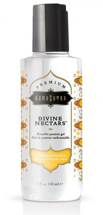 Гель-лубрикант на водной основе Divine Nectars Vanilla с ароматом ванили - 150 мл. - Kama Sutra - купить с доставкой в Королеве