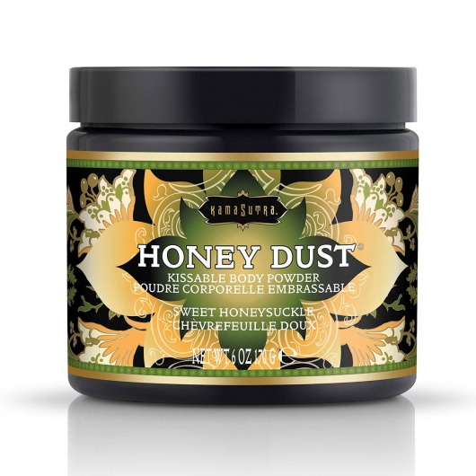 Пудра для тела Honey Dust Body Powder с ароматом жимолости - 170 гр. - Kama Sutra - купить с доставкой в Королеве