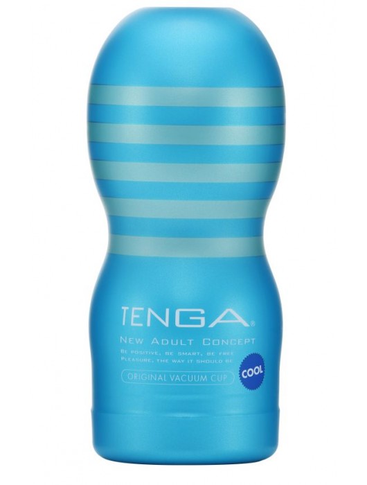 Мастурбатор с охлаждающей смазкой TENGA Original Vacuum Cup Cool - Tenga - в Королеве купить с доставкой
