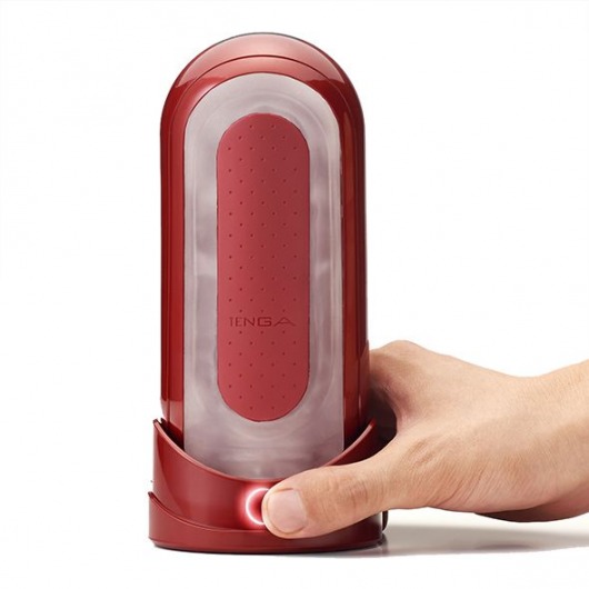 Красный мастурбатор Flip Zero Red   Warmer с подогревом - Tenga - в Королеве купить с доставкой