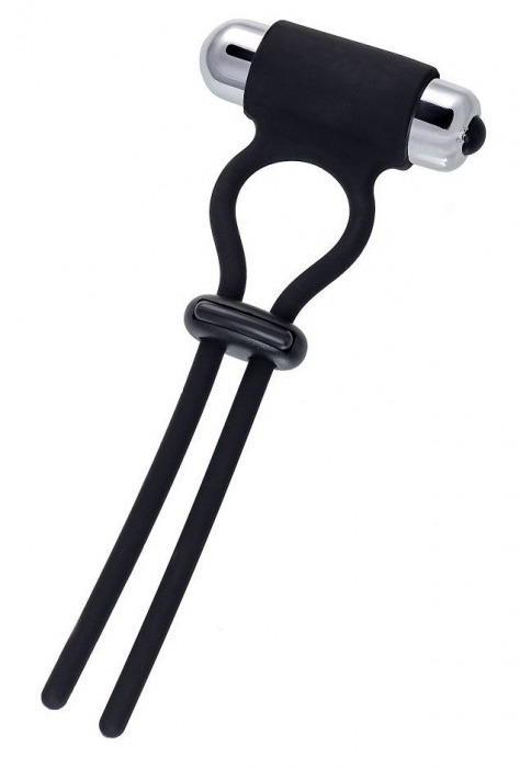 Черное эрекционное лассо на пенис Jat - A-toys - в Королеве купить с доставкой