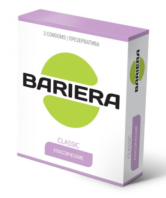 Классические презервативы Bariera Classic - 3 шт. - Bariera - купить с доставкой в Королеве