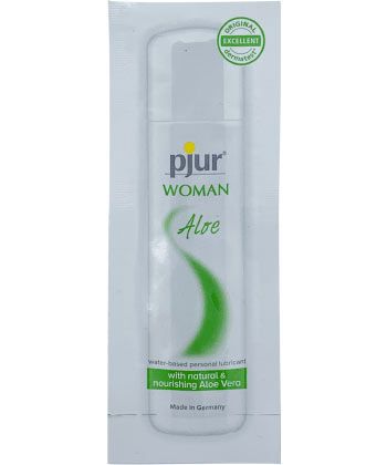 Лубрикант на водной основе pjur WOMAN Aloe - 2 мл. - Pjur - купить с доставкой в Королеве