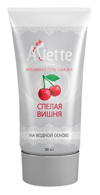 Интимная гель-смазка на водной основе Arlette  Спелая вишня  - 50 мл. - Arlette - купить с доставкой в Королеве