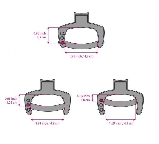 Кольцо с зажимом для мошонки для пояса верности Pubic Enemy - MyStim - купить с доставкой в Королеве