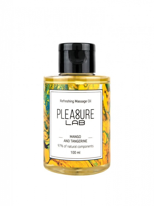 Массажное масло Pleasure Lab Refreshing с ароматом манго и мандарина - 100 мл. - Pleasure Lab - купить с доставкой в Королеве