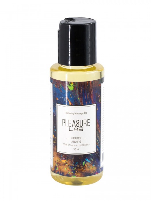 Массажное масло Pleasure Lab Relaxing с ароматом винограда и инжира - 50 мл. - Pleasure Lab - купить с доставкой в Королеве