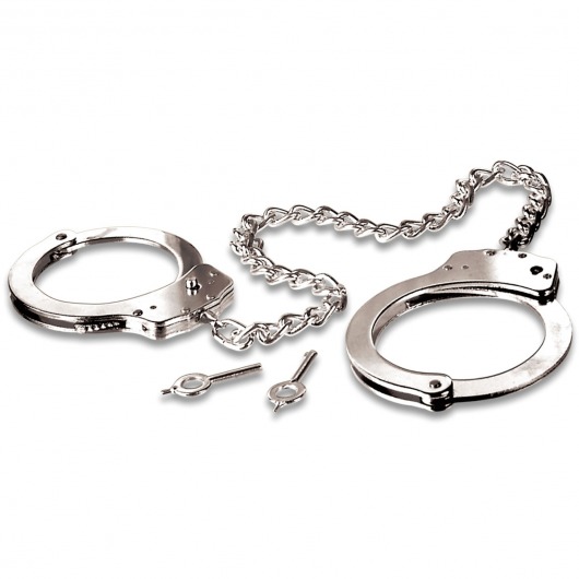 Металлические наручники Metal Leg Cuffs - Pipedream - купить с доставкой в Королеве