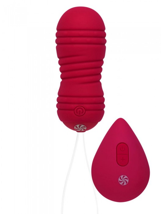 Бордовые вагинальные виброшарики с пультом ДУ Ray - 8,3 см. - Lola Games