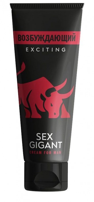 Возбуждающий крем для мужчин Sex Gigant - 80 мл. - Миагра - купить с доставкой в Королеве