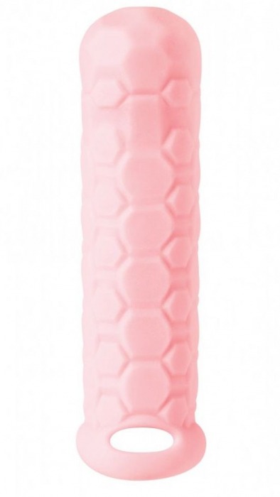 Розовый фаллоудлинитель Homme Long - 15,5 см. - Lola Games - в Королеве купить с доставкой
