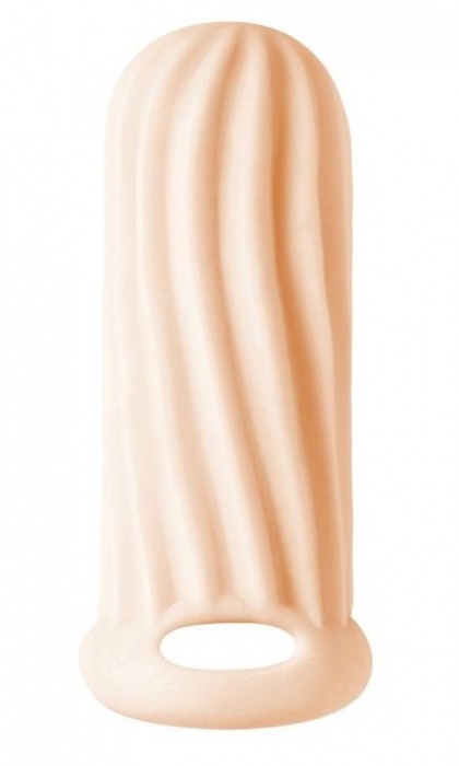 Телесный фаллоудлинитель Homme Wide - 11 см. - Lola Games - в Королеве купить с доставкой