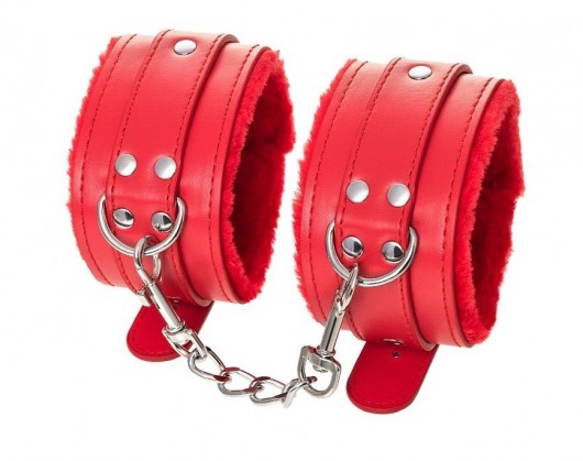 Красные оковы Anonymo из искусственной кожи - ToyFa - купить с доставкой в Королеве