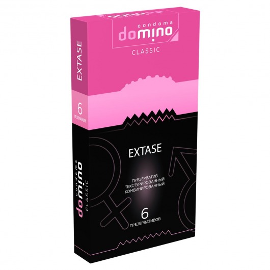 Презервативы с точками и рёбрышками DOMINO Classic Extase - 6 шт. - Domino - купить с доставкой в Королеве