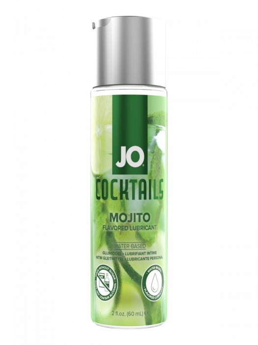 Вкусовой лубрикант на водной основе JO Cocktails Mojito - 60 мл. - System JO - купить с доставкой в Королеве
