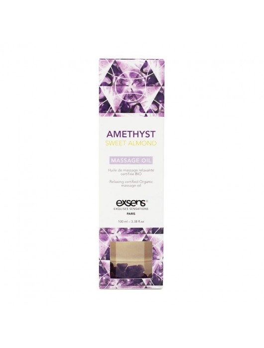 Органическое массажное масло AMETHYST SWEET ALMOND - 100 мл. - Exsens - купить с доставкой в Королеве