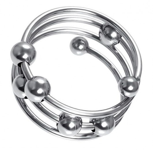 Большое металлическое кольцо под головку пениса - ToyFa - купить с доставкой в Королеве