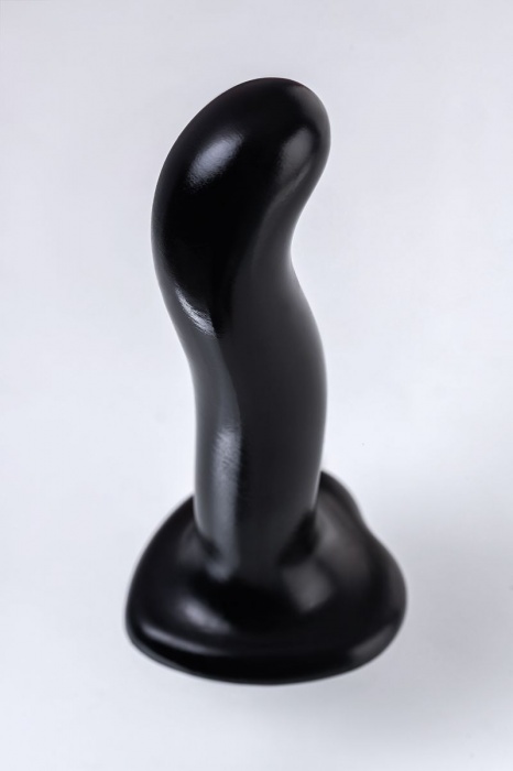 Черный стимулятор для пар P G-Spot Dildo Size L - 19 см. - Strap-on-me - в Королеве купить с доставкой